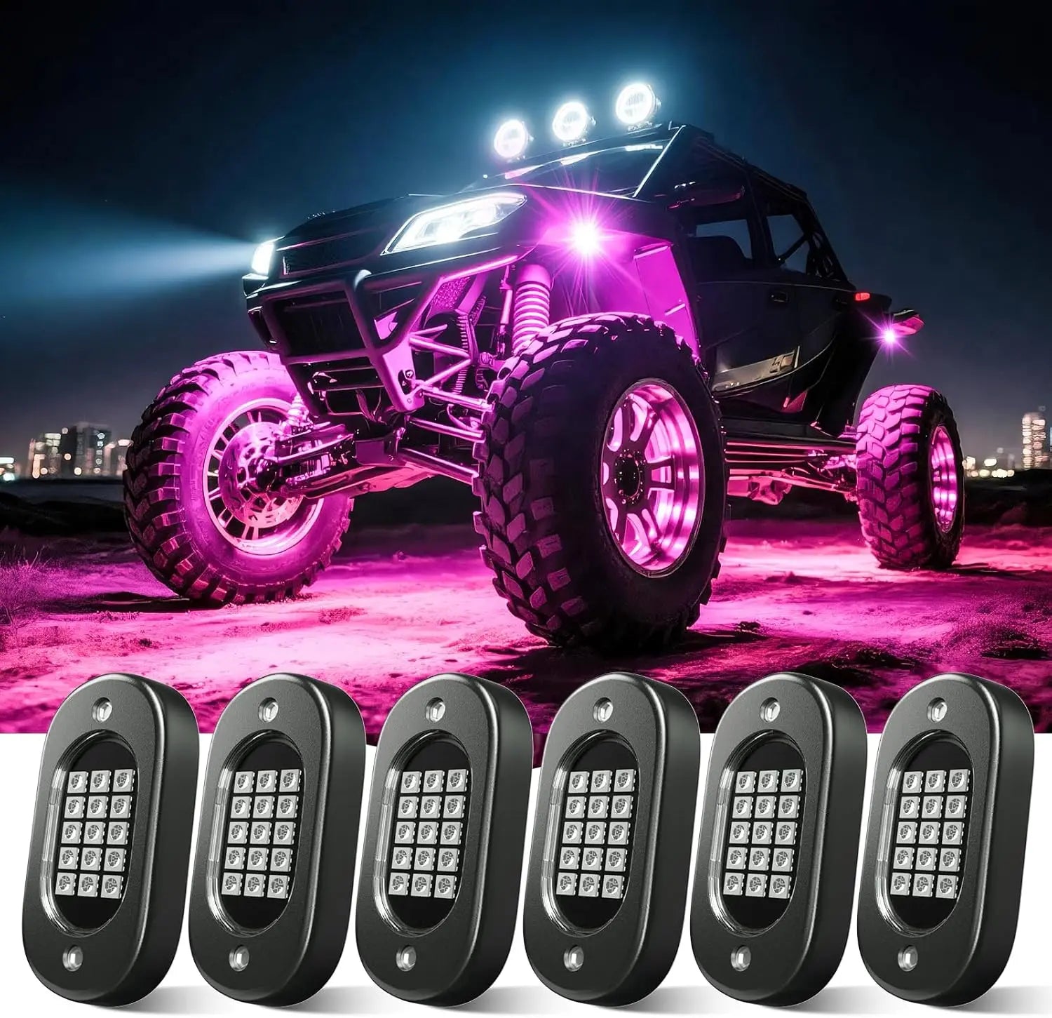 RGB LED Neon Car Underglow Chassis Lights with Music Sync