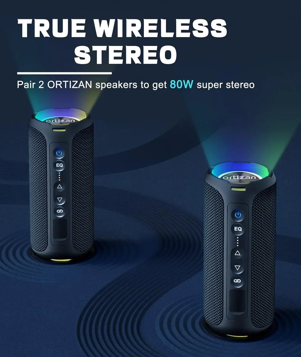 Ortizan 40W Portable Bluetooth Speaker