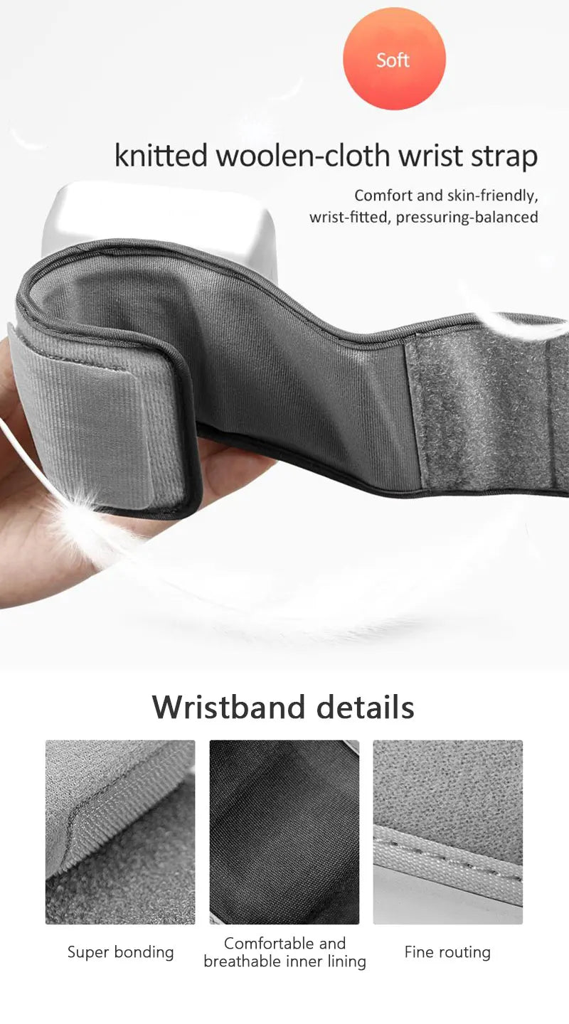 Digital LCD Rechargeable Wrist Blood Pressure Monitor