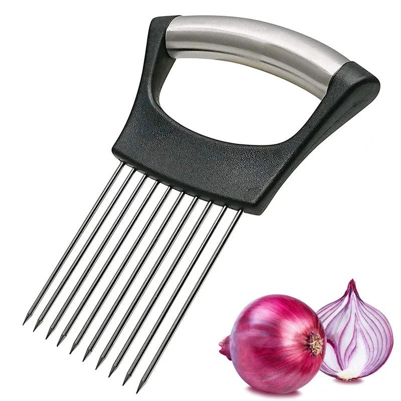 Leeseph Stainless Steel Onion Slicer Holder