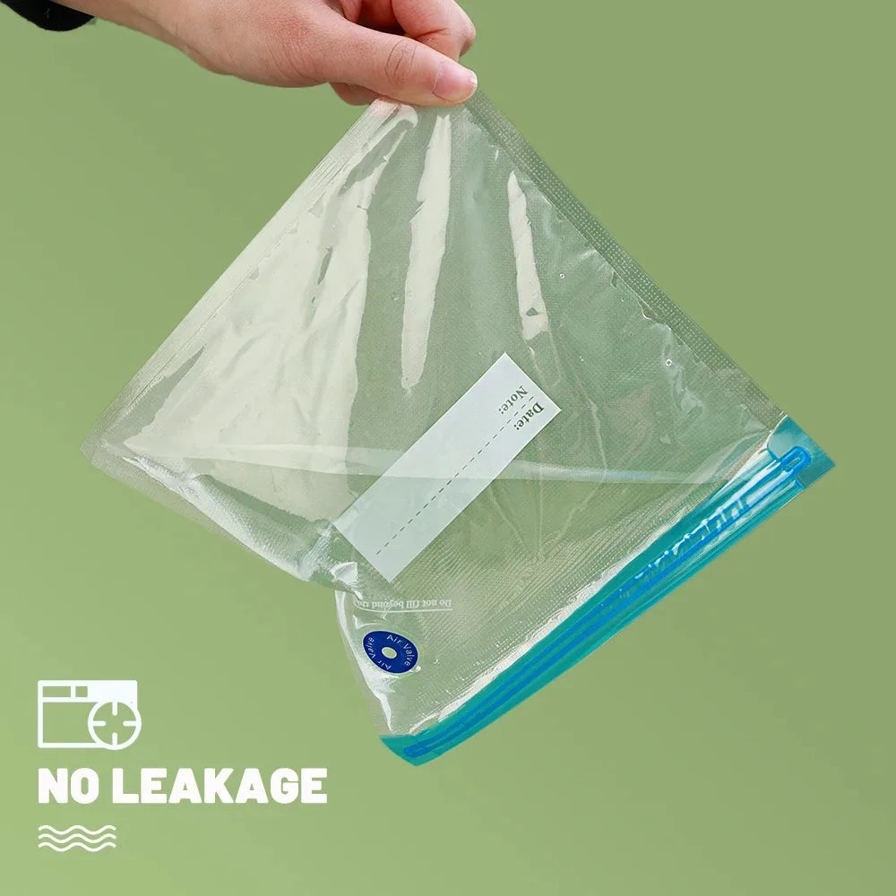 Vacuum Sealed Food storage with Air Valve