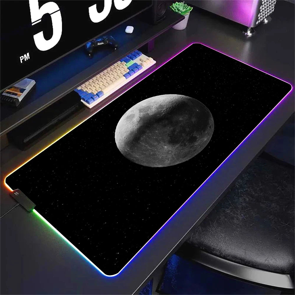 Universe RGB Large Backlit LED Luminous Gaming Mousepad