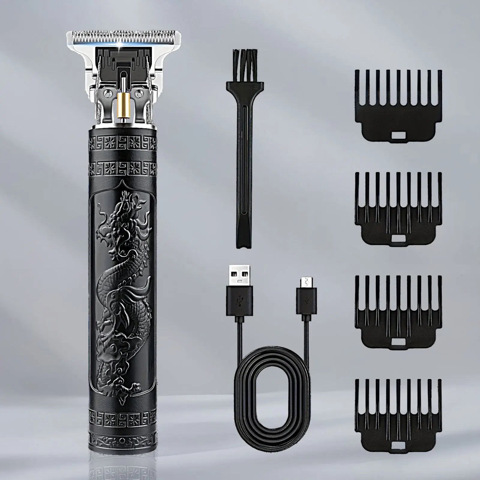LCD Electric Rechargeable Sculpture Shaver And Hair Clipper For Men
