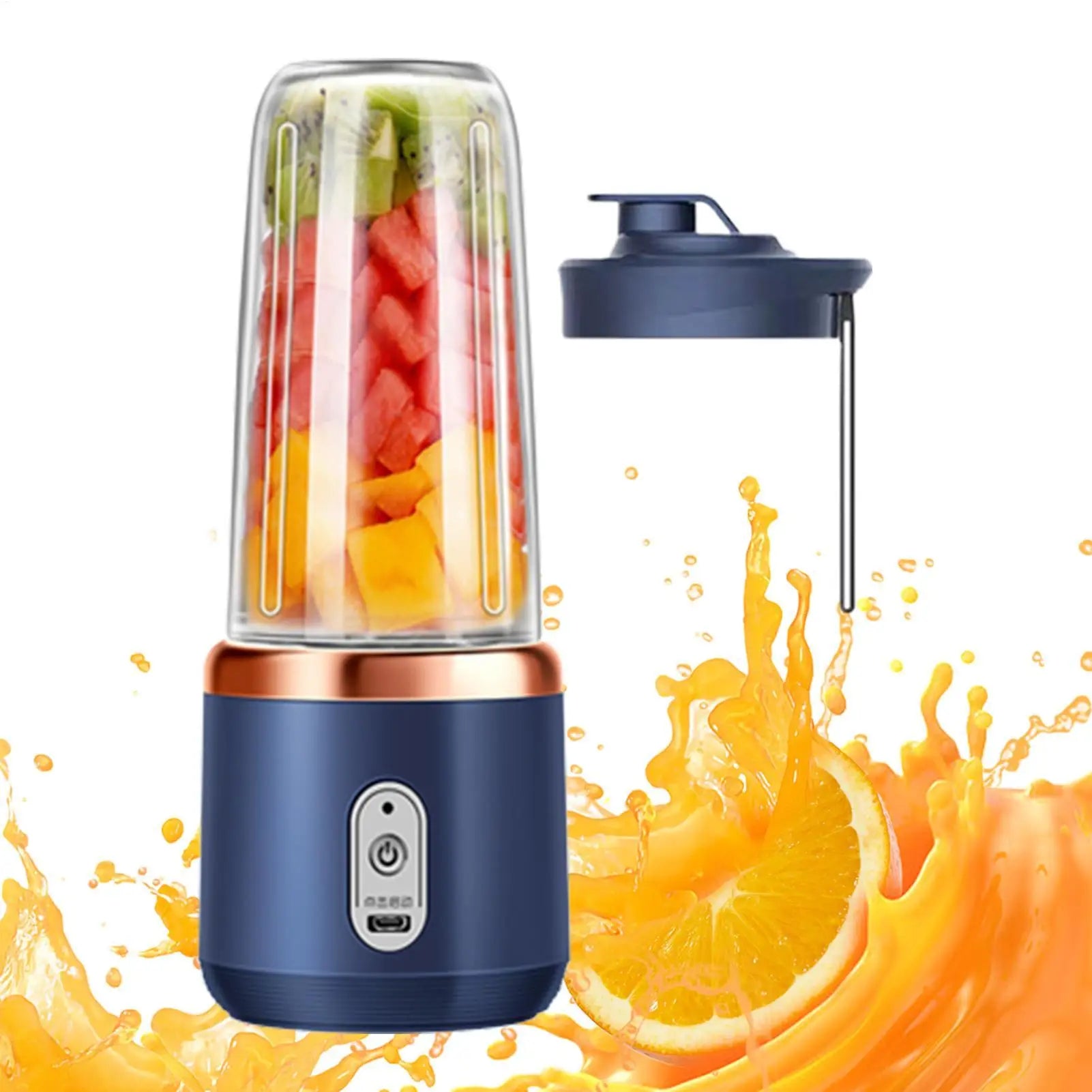 Rechargeable 6 Blades Electric Portable Juicer Cup Mixer