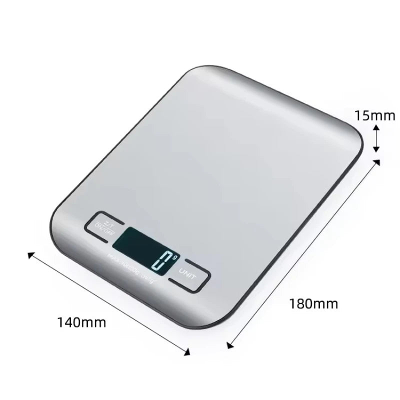 Digital Kitchen Scale LED Display 5kg/1g