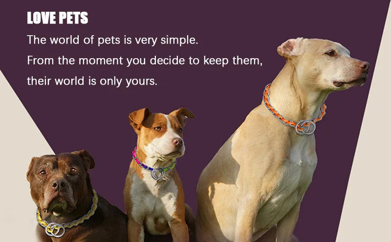 1.2/1.5/1.8m Heavy Duty Double Handle Nylon Dog Leash