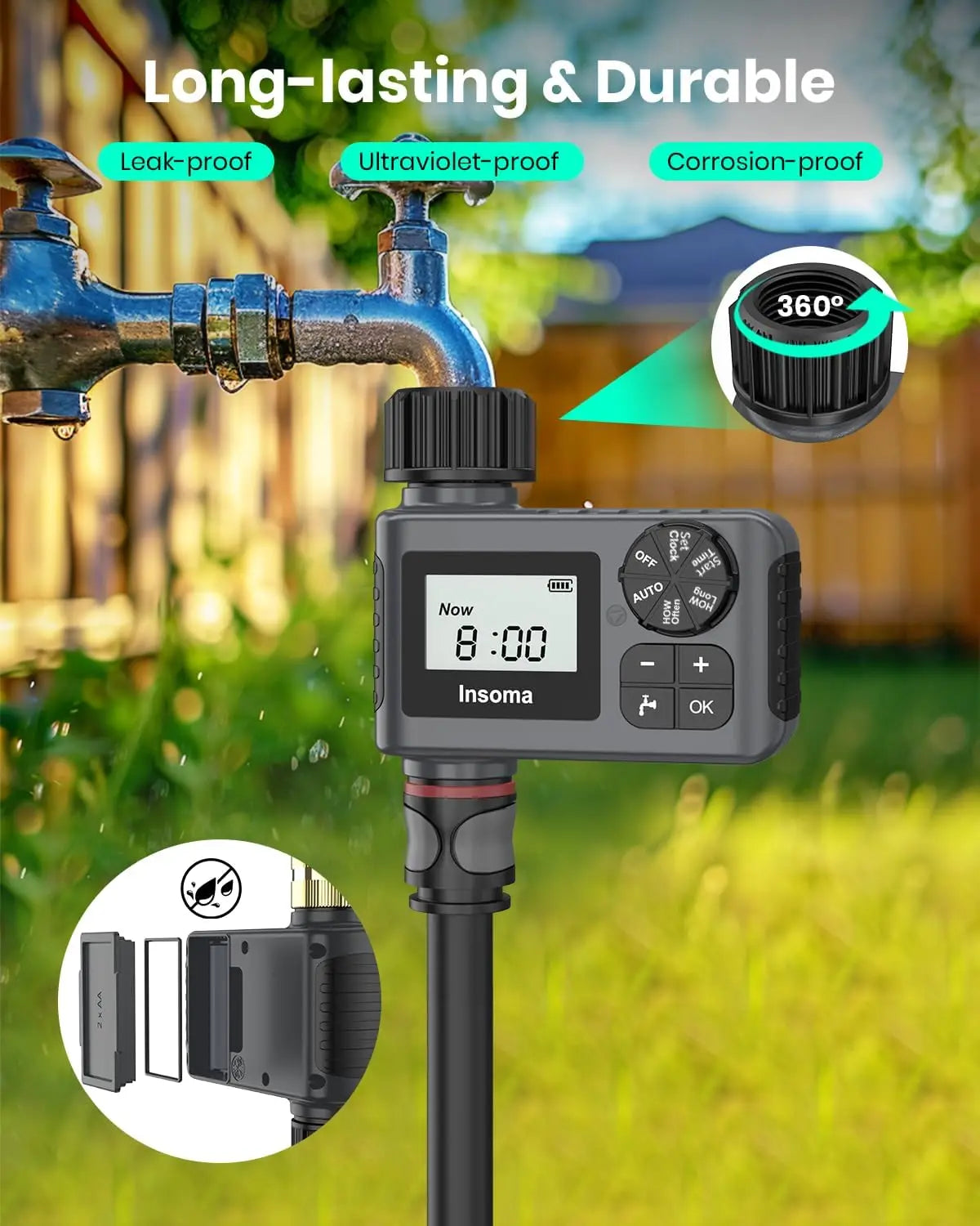 Programmable Hose Faucet Timer