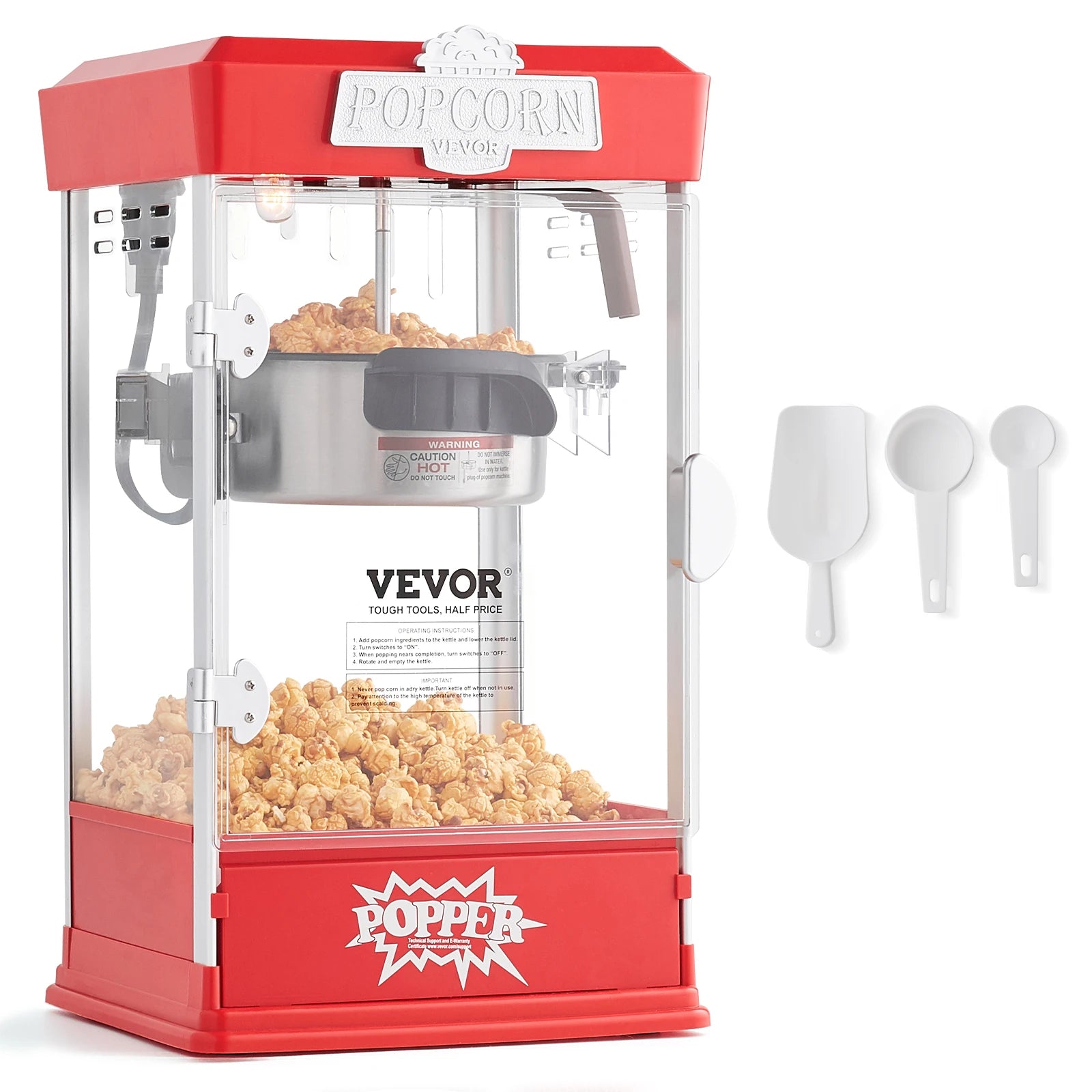 Countertop Commercial Popcorn Machine 1.5 Gal per Batch