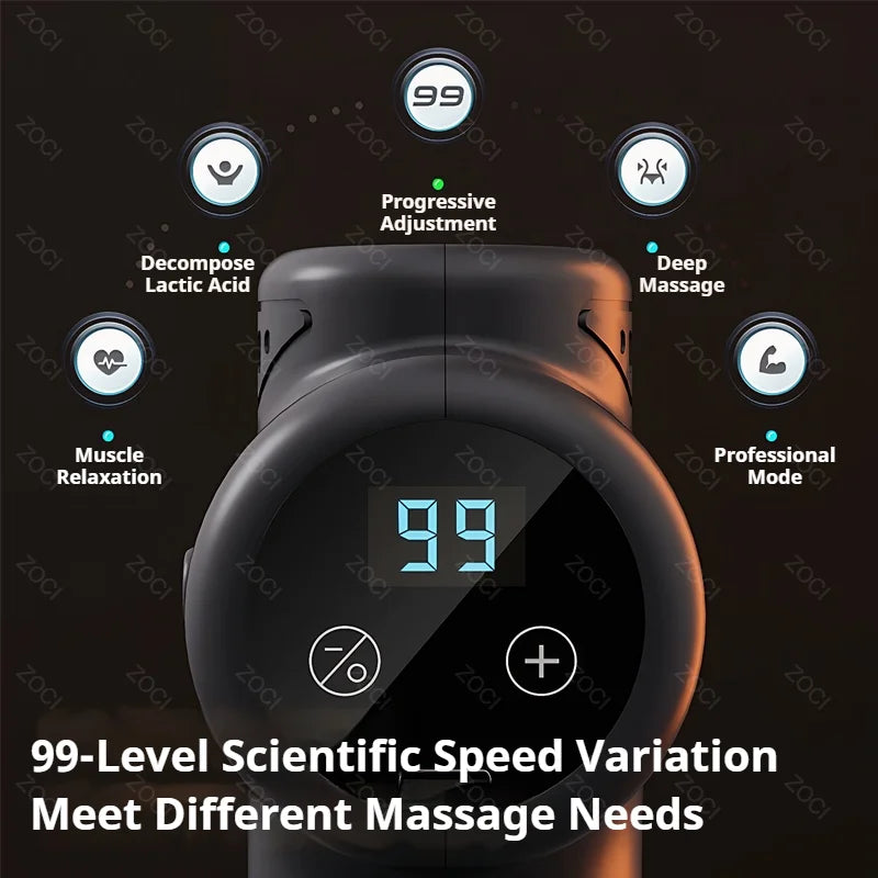 Professional Mini 99 Speed Deep Tissue Muscle Vibrating Massage Gun