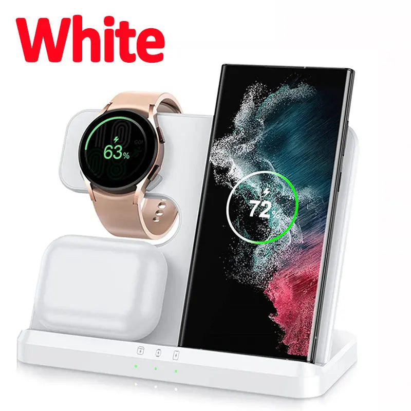 15W 3-in-1 Wireless Charger Stand