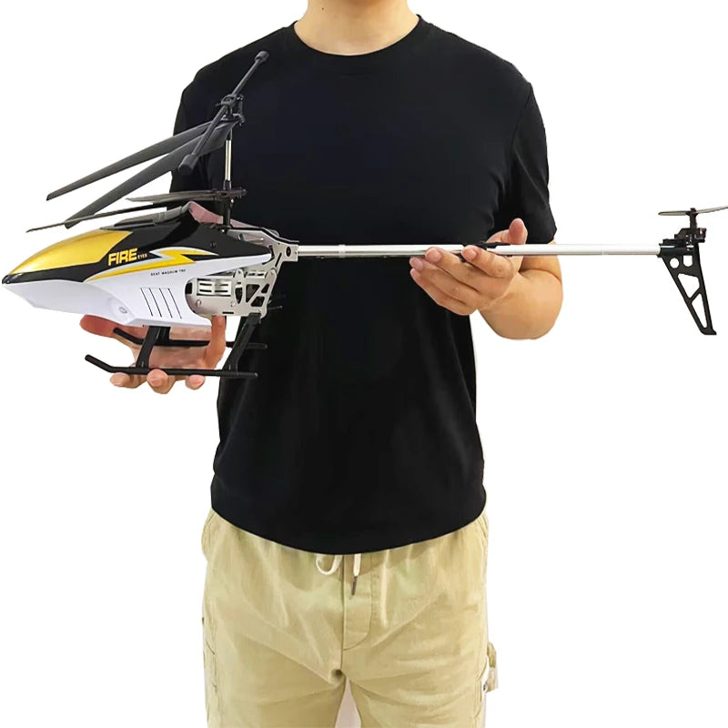 RC Helicopter with Remote Control – 80cm Large Aircraft