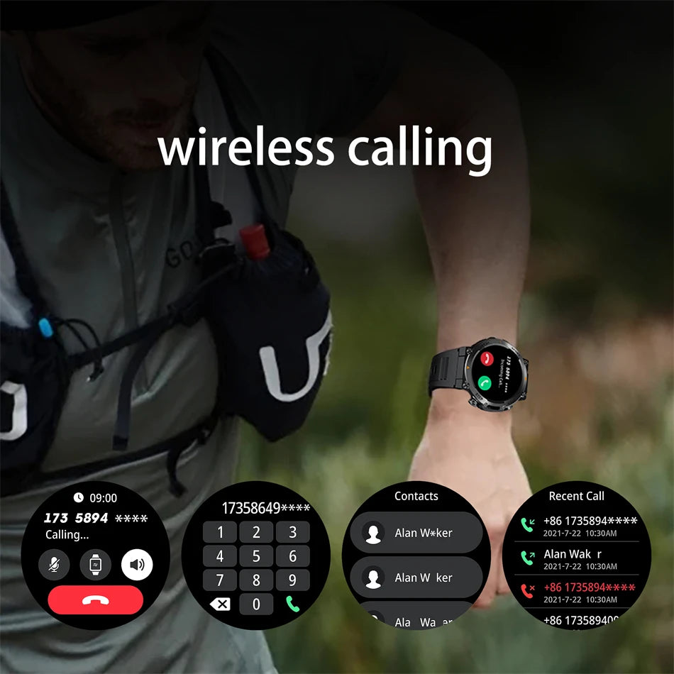 2026 Men Fitness Smart Watch Bluetooth Calling