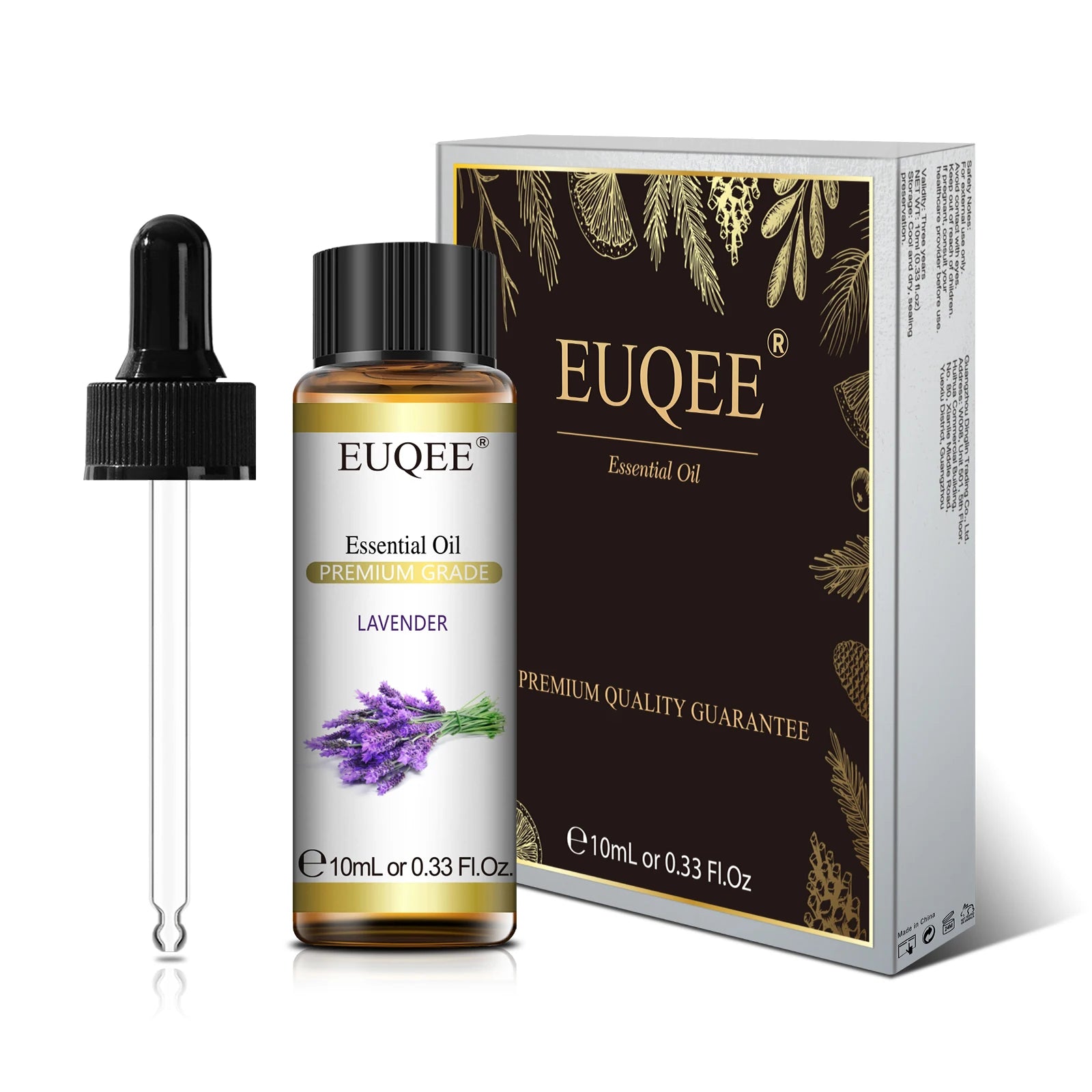 EUQEE 10ml Natural Essential Oil Set  Brief Description