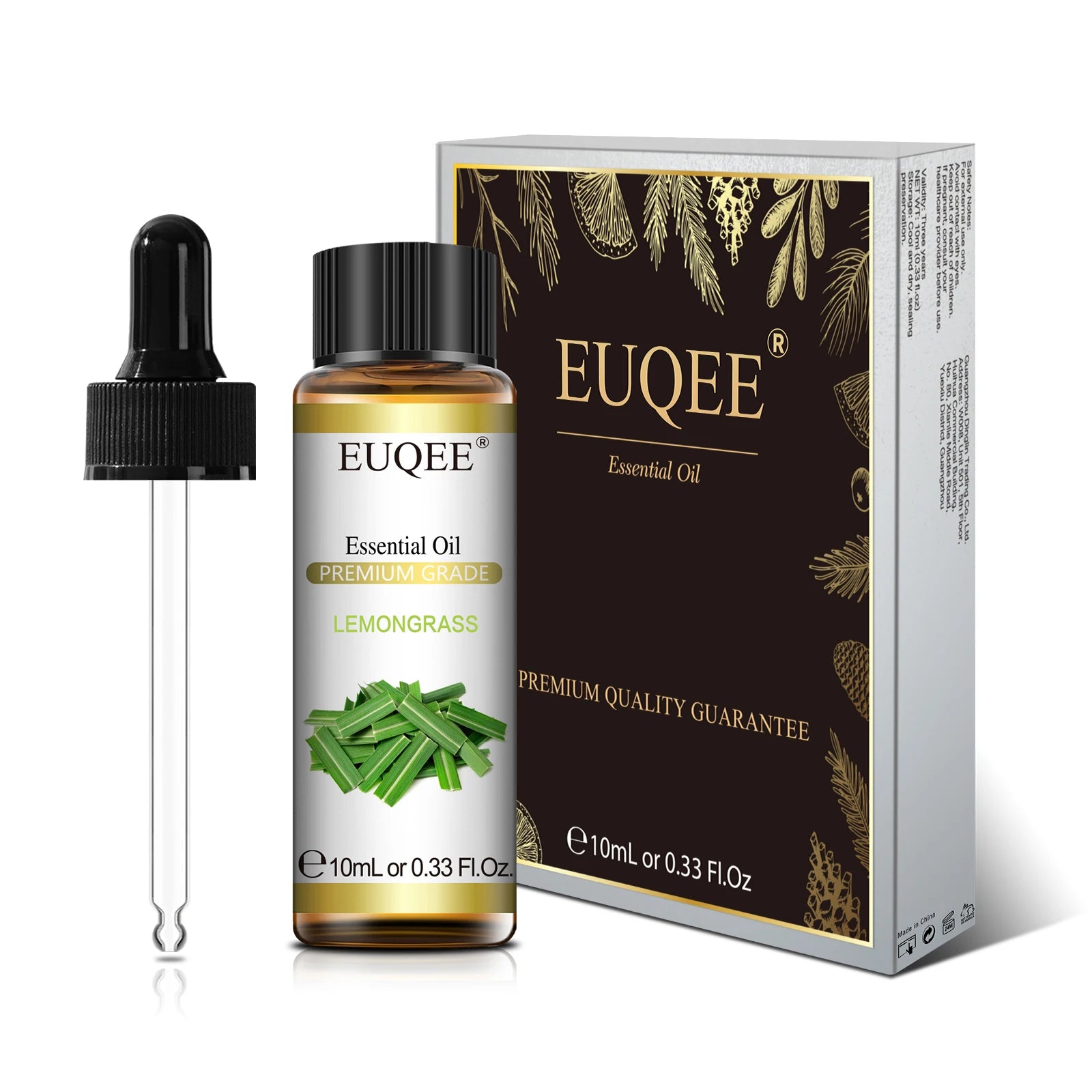 EUQEE 10ml Natural Essential Oil Set  Brief Description