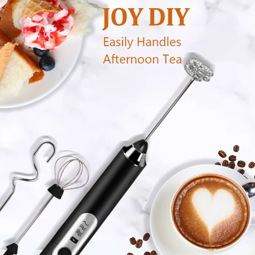 Mini Electric Milk Foamer Blender