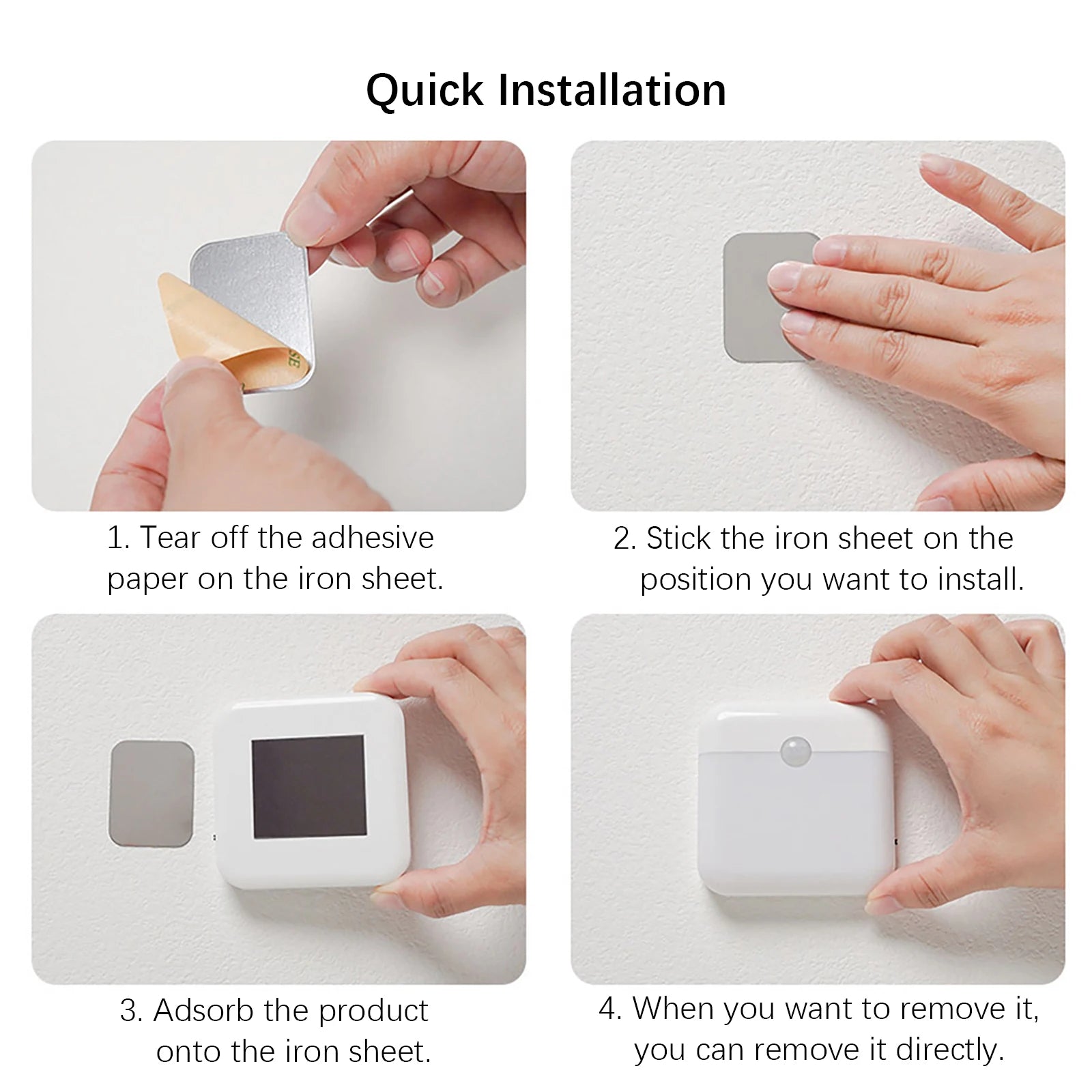 LED USB C Rechargeable Motion Sensor Light, Closet Light, Wall Lamp, Stairs, Closet or Kitchen