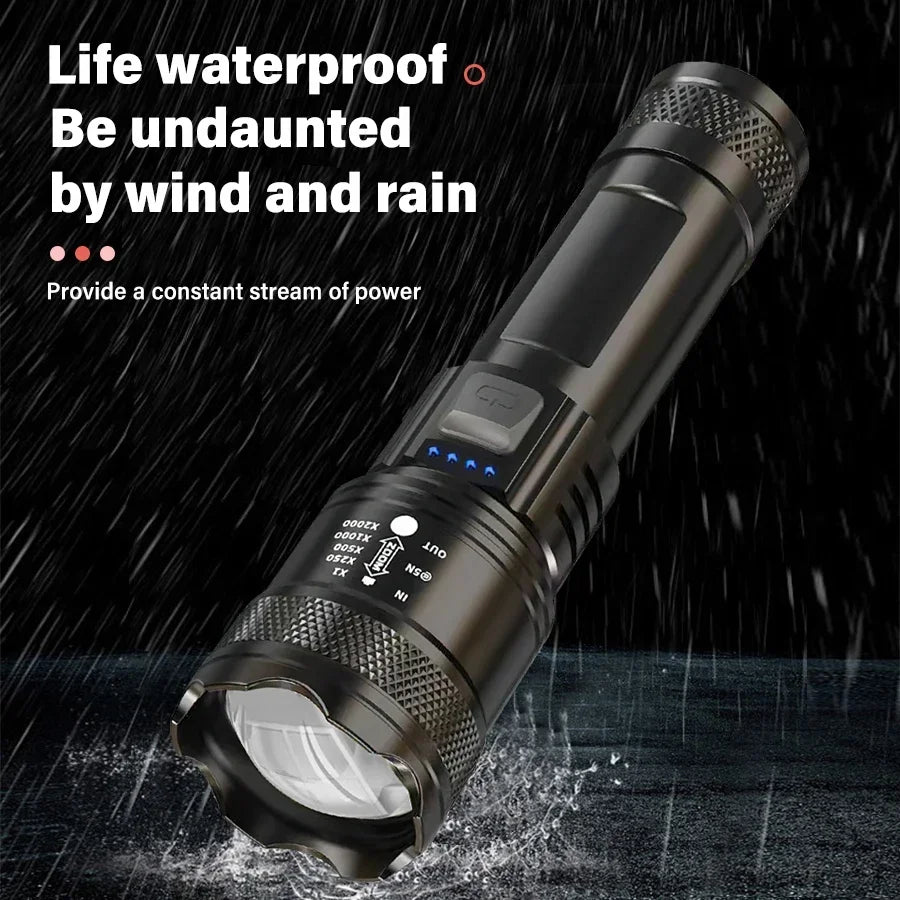 High Power LED Flashlights 2000LM Tactical Torch