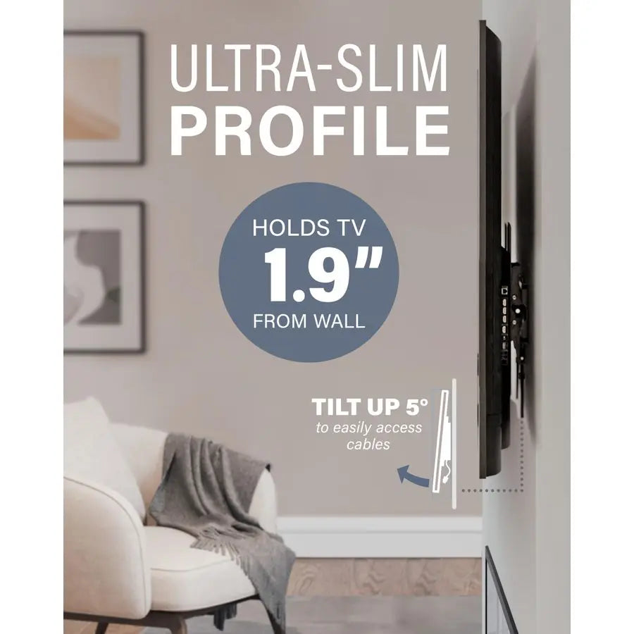 Tilting TV Wall Mount Bracket for 37" to 80" TV's up to 130lbs