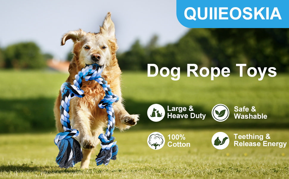 35" Indestructible Dog Rope Toy