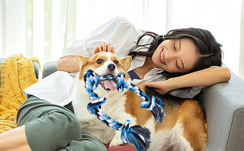 35" Indestructible Dog Rope Toy
